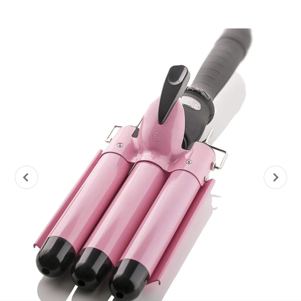 Alure three barrel curling iron beachy waves